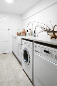 Utility room with appliances