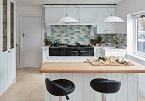 Cheverell kitchen with Aga and Island