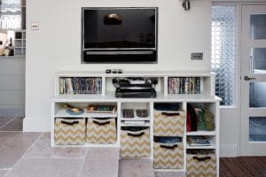 Fitted bespoke made media unit